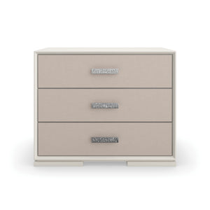 Caracole Silver Lining Nightstand – front view