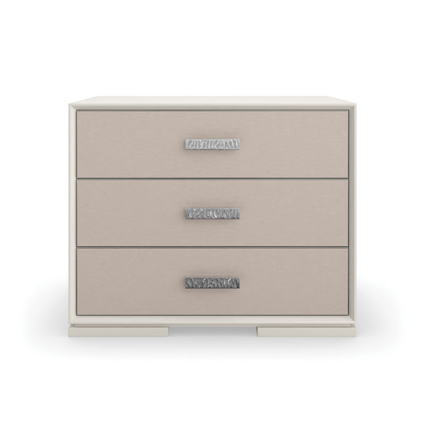 Caracole Silver Lining Nightstand – front view
