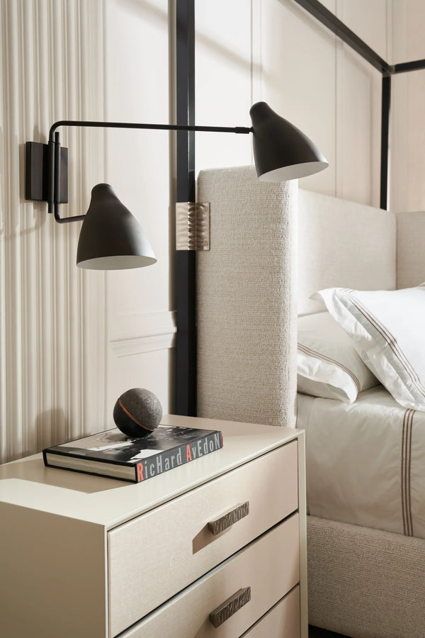 Caracole Silver Lining Nightstand – angle view