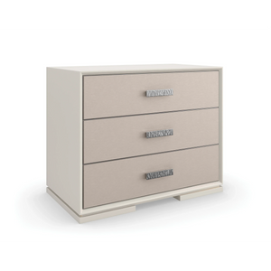 Caracole Silver Lining Nightstand – side view