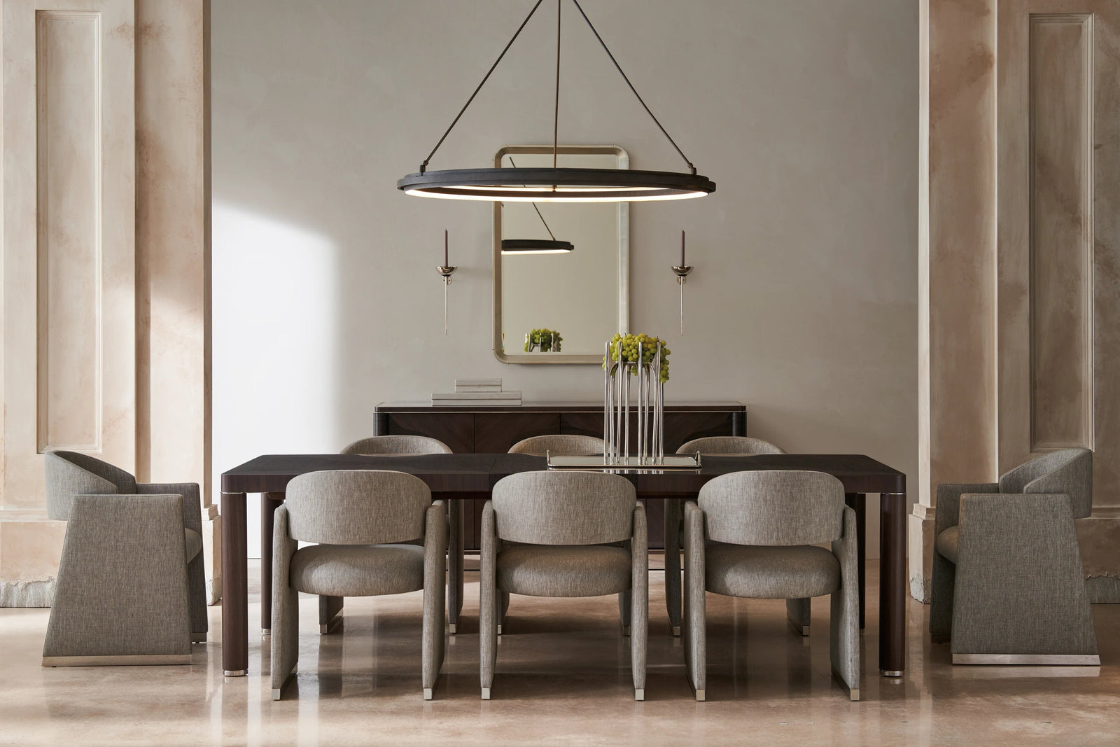 Caracole Mirror Image Dining Table – detail