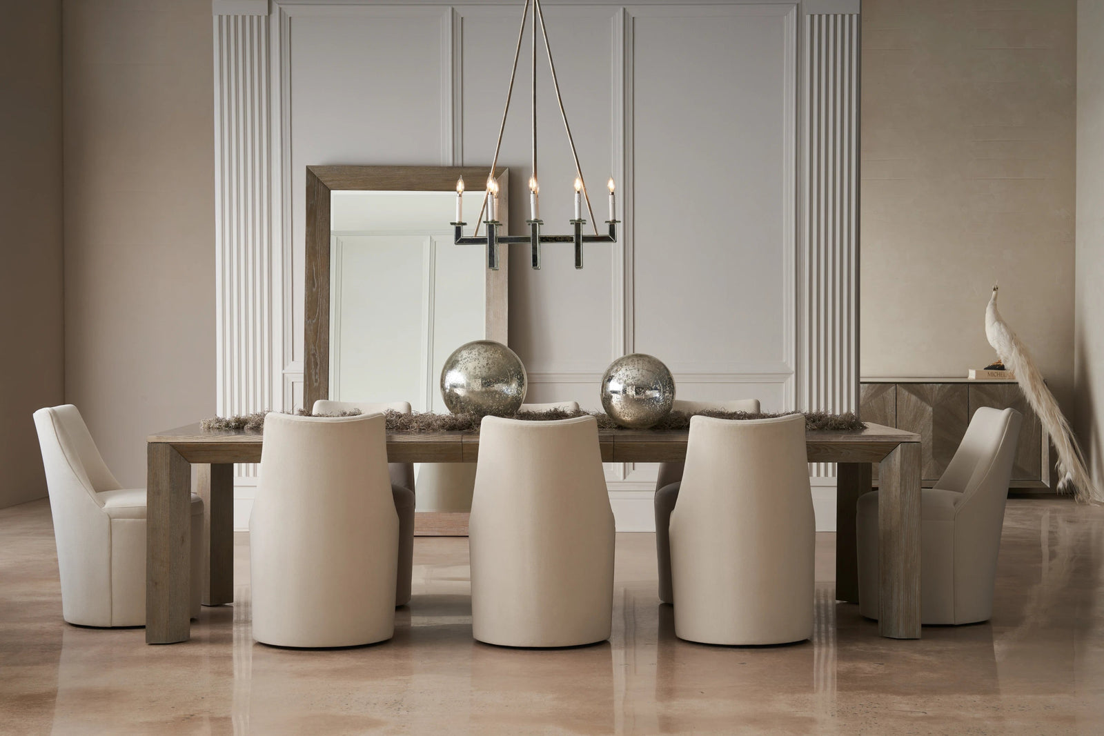 Caracole Barrel Roll Dining Chair – side view