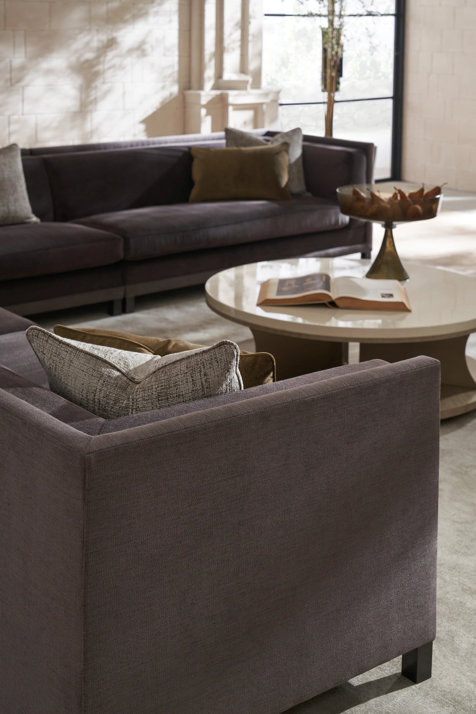 Caracole Braces Cocktail Table – side view