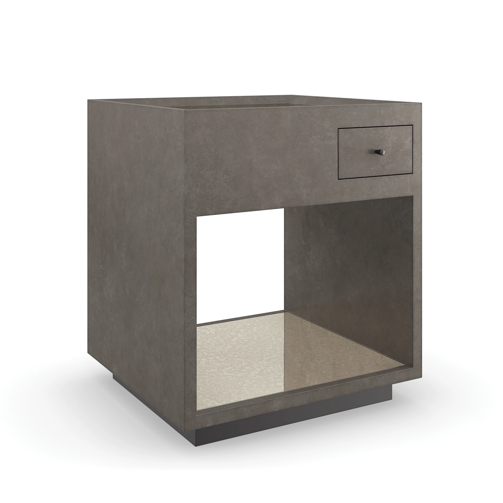 Caracole Dark Matter End Table – angle view