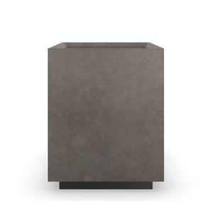 Caracole Dark Matter End Table – side view