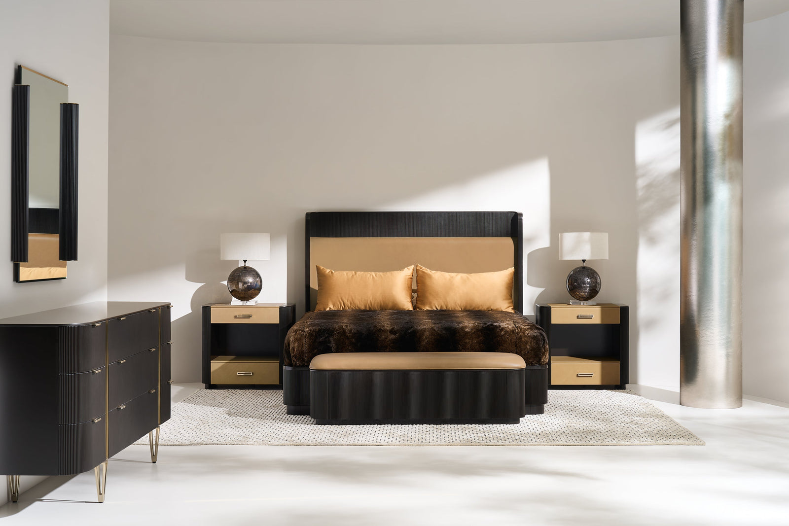 Caracole Love Bench – angle view