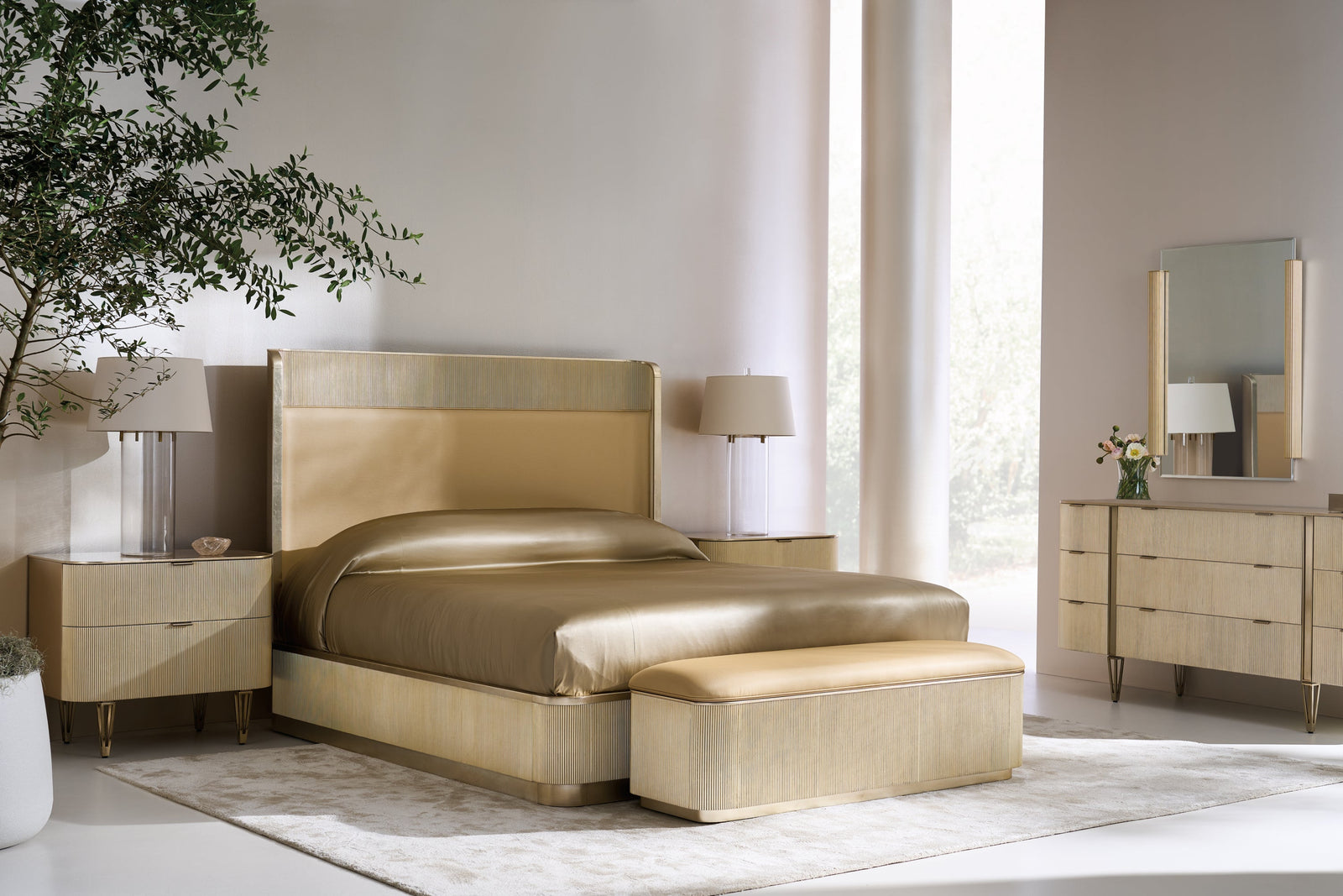 Caracole Love Bench – room setting