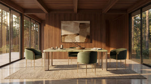 Caracole The Naturalist Dining Table – room setting