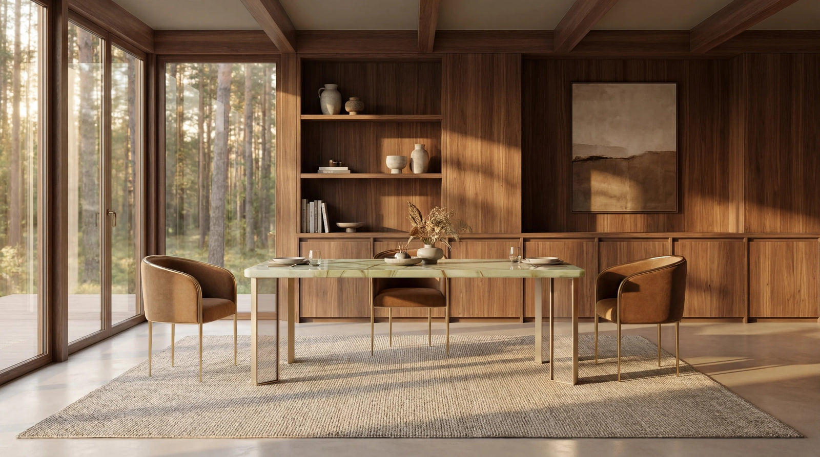 Caracole The Naturalist Dining Table – back view