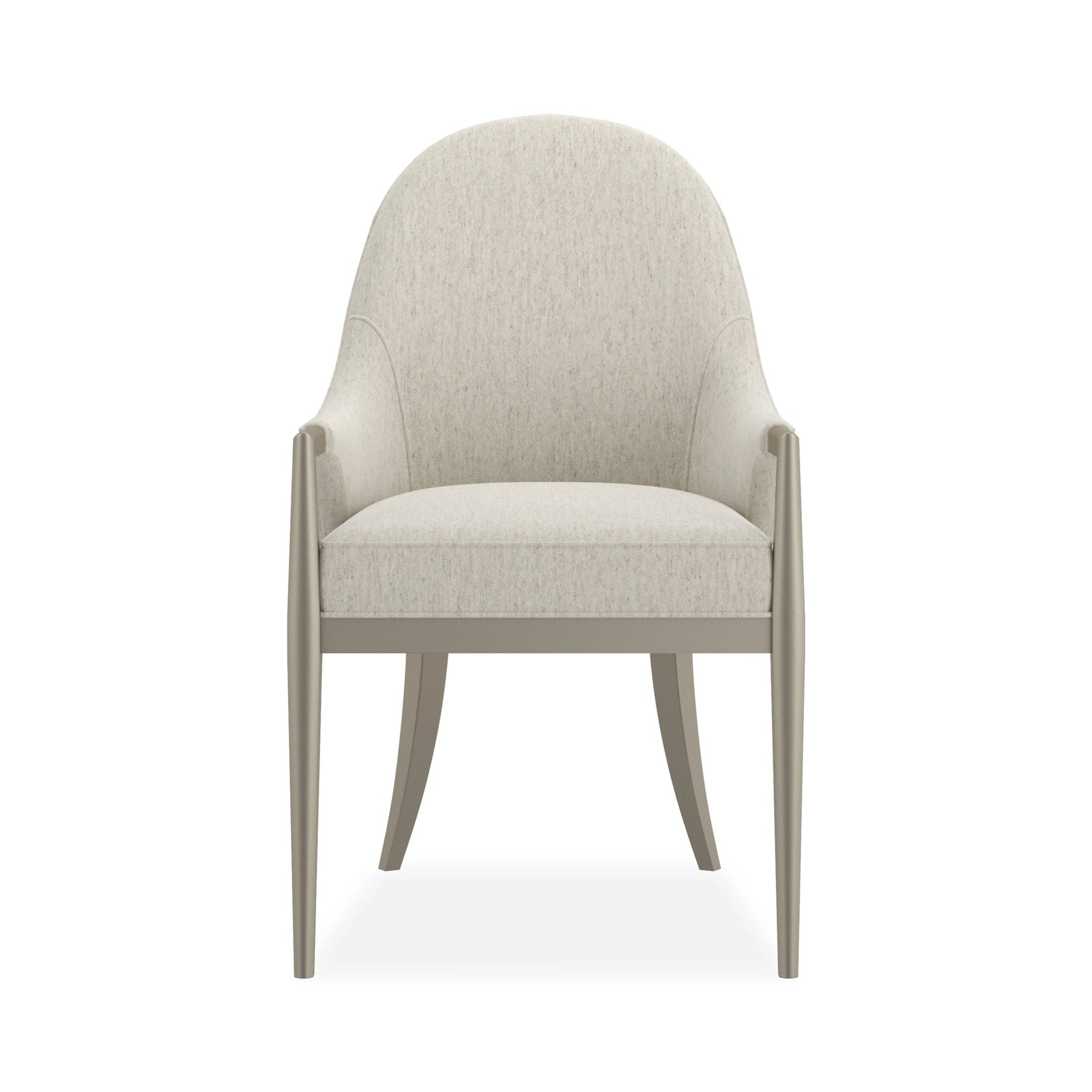 Caracole Natural Choice Arm Dining Chair – front view