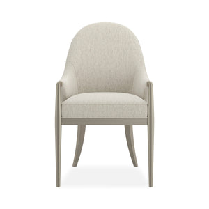 Caracole Natural Choice Arm Dining Chair – front view