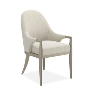 Caracole Natural Choice Arm Dining Chair – side view