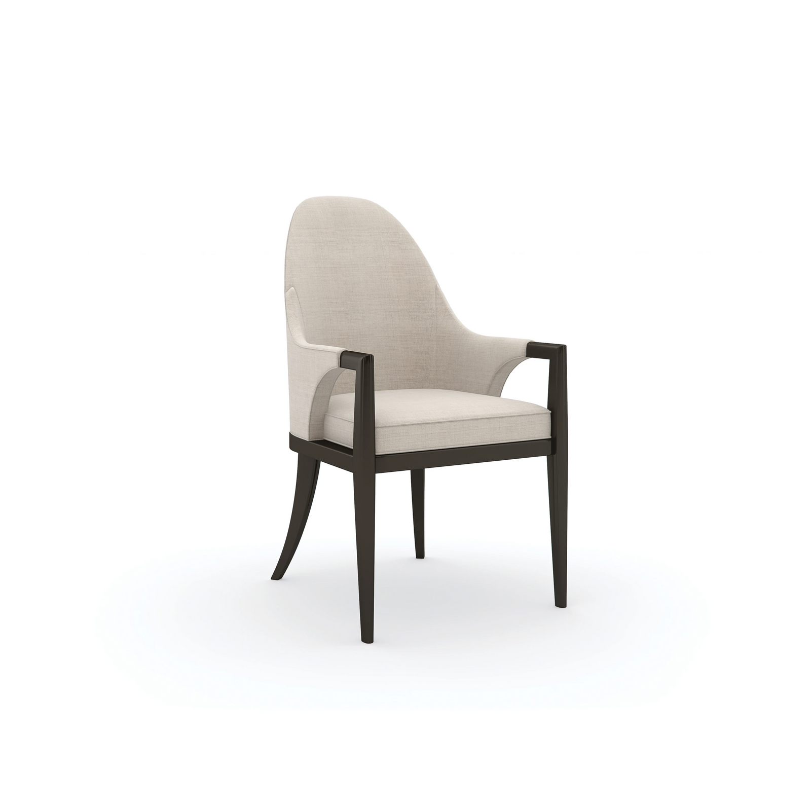 Caracole Natural Choice Arm Dining Chair – back view