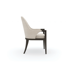 Caracole Natural Choice Arm Dining Chair – top view