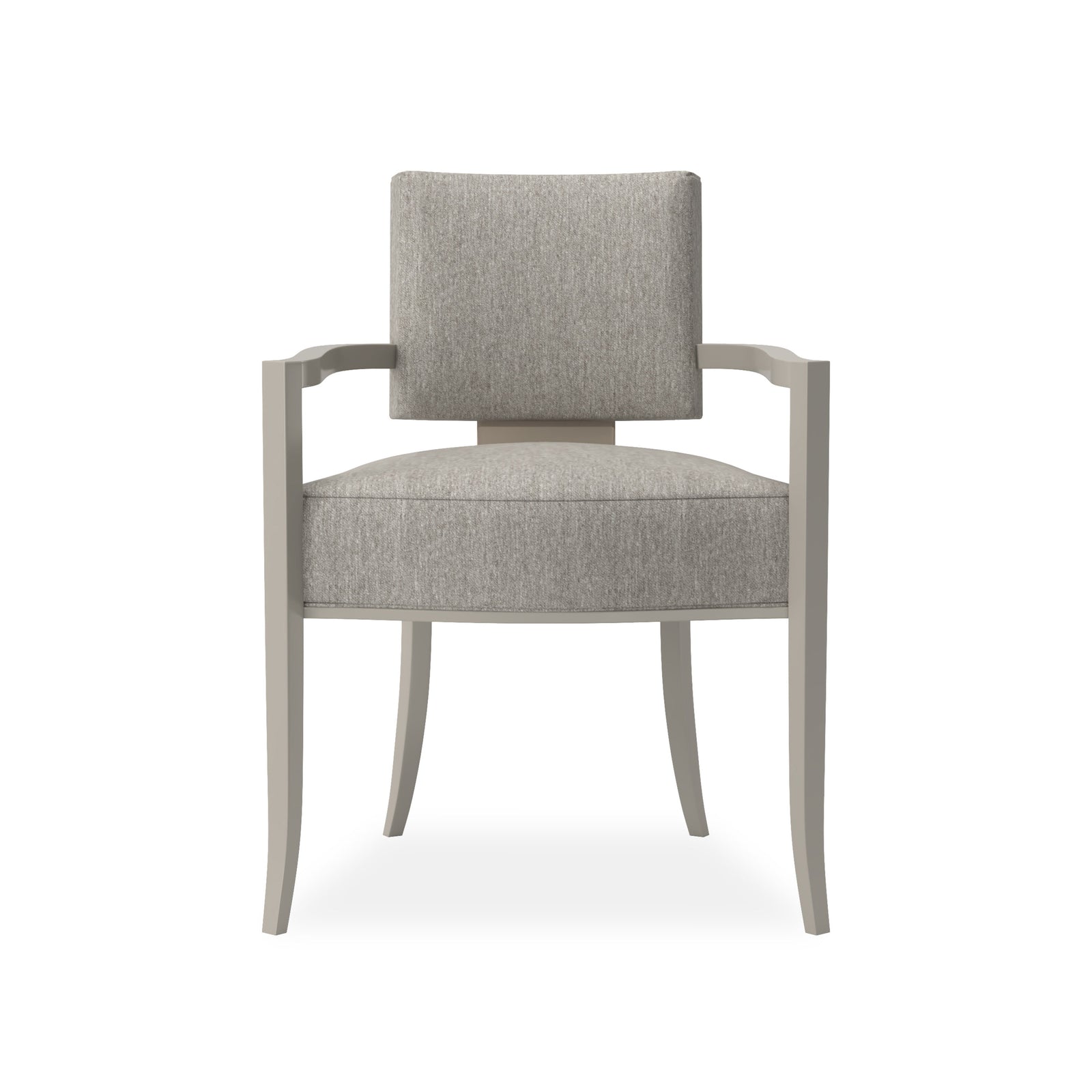Caracole Reserved Seating Arm Dining Chair – front view