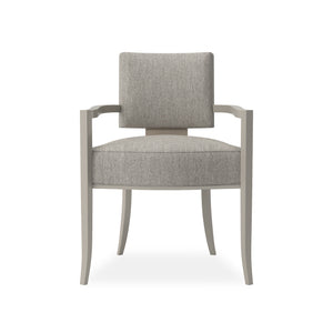 Caracole Reserved Seating Arm Dining Chair – front view
