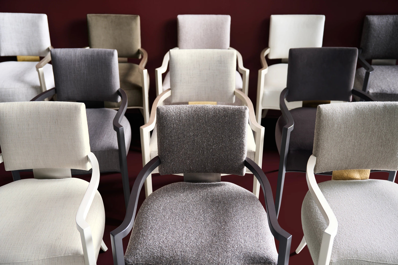 Caracole Reserved Seating Arm Dining Chair – top view