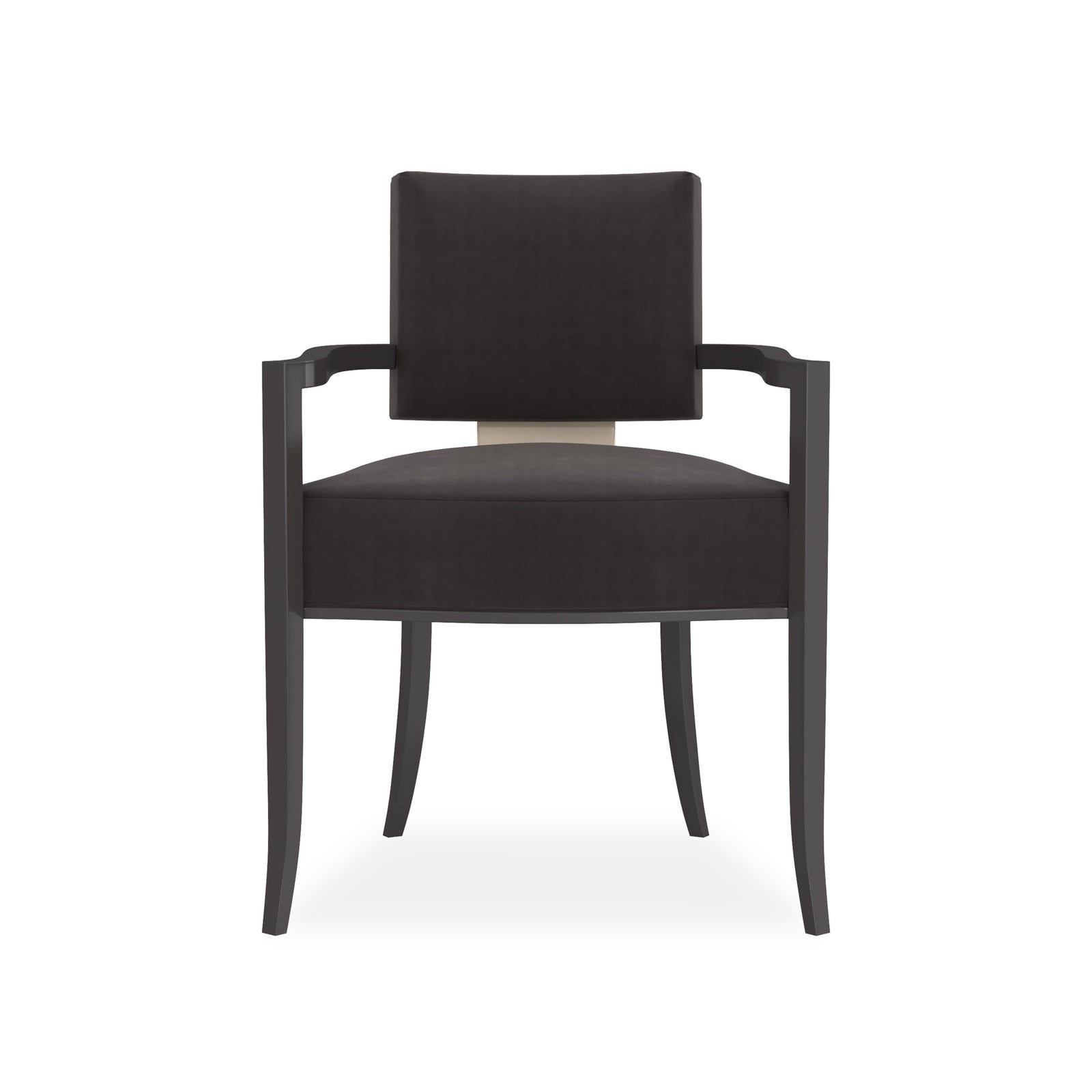 Caracole Reserved Seating Arm Dining Chair – front view