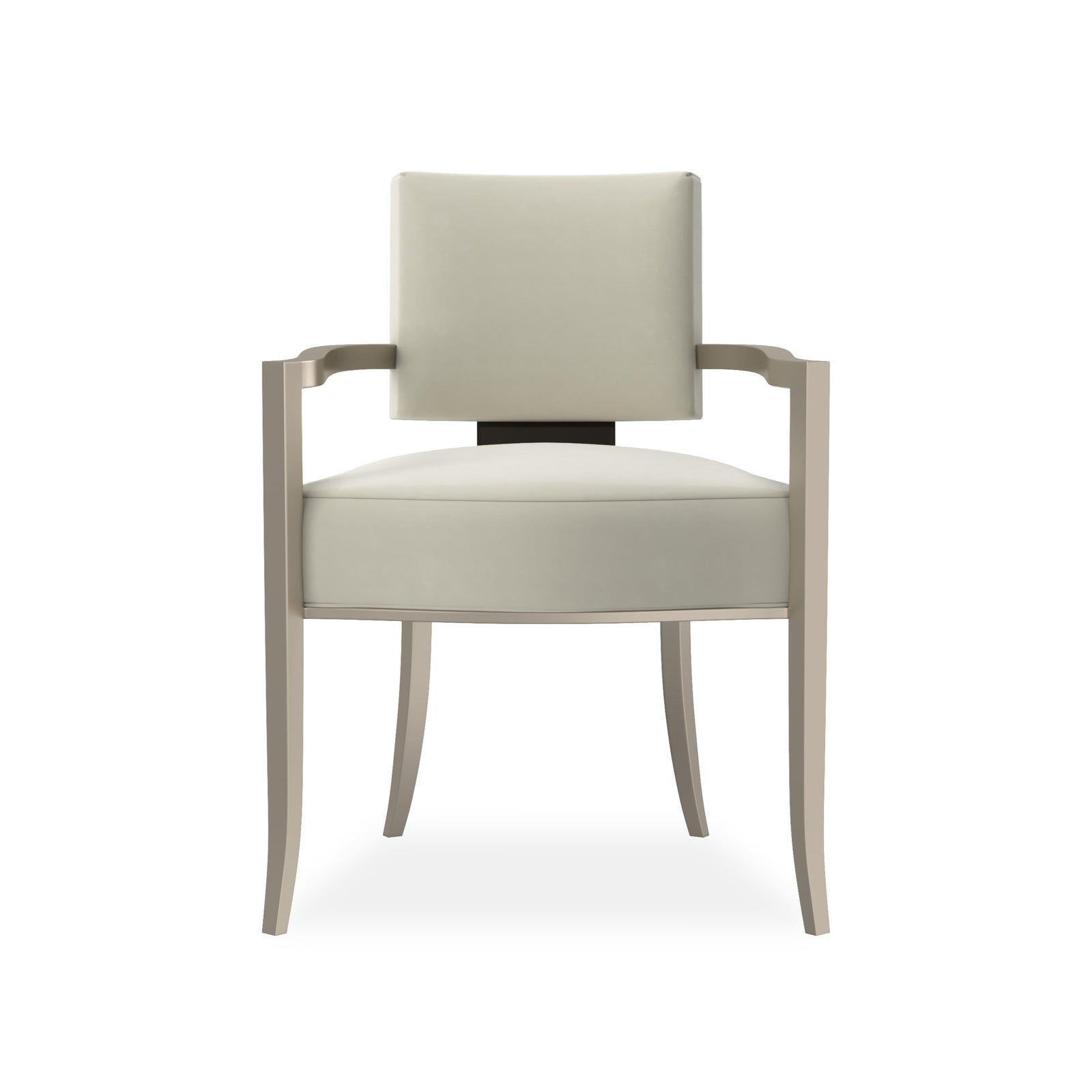 Caracole Reserved Seating Arm Dining Chair – front view