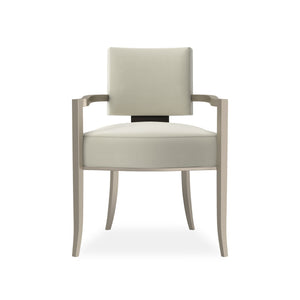 Caracole Reserved Seating Arm Dining Chair – front view
