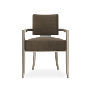 Caracole Reserved Seating Arm Dining Chair – front view