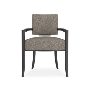 Caracole Reserved Seating Arm Dining Chair – front view