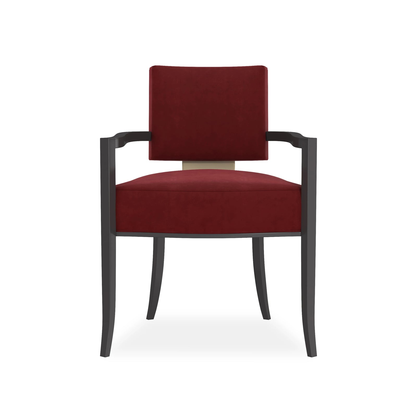 Caracole Reserved Seating Arm Dining Chair – front view