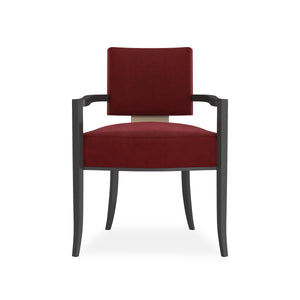 Caracole Reserved Seating Arm Dining Chair – front view