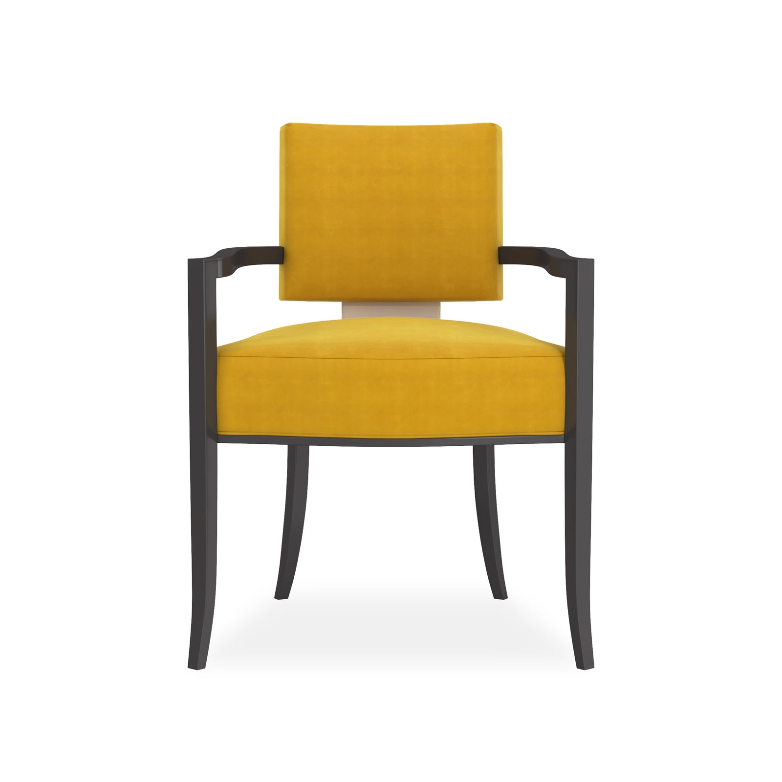 Caracole Reserved Seating Arm Dining Chair – front view