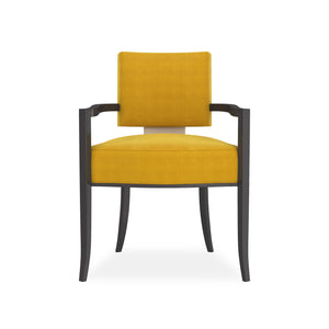 Caracole Reserved Seating Arm Dining Chair – front view