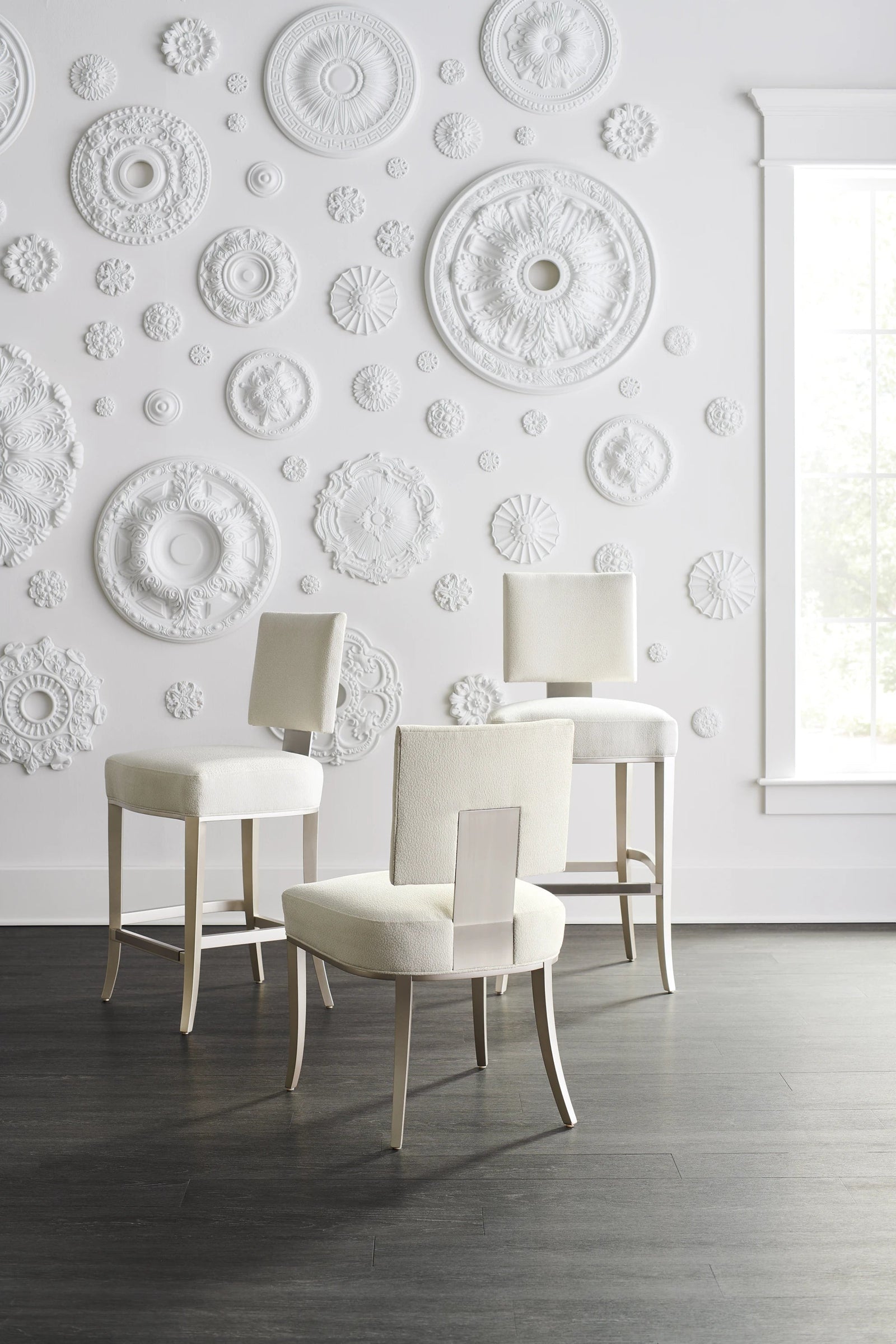Caracole Reserved Seating Bar Stool – angle view