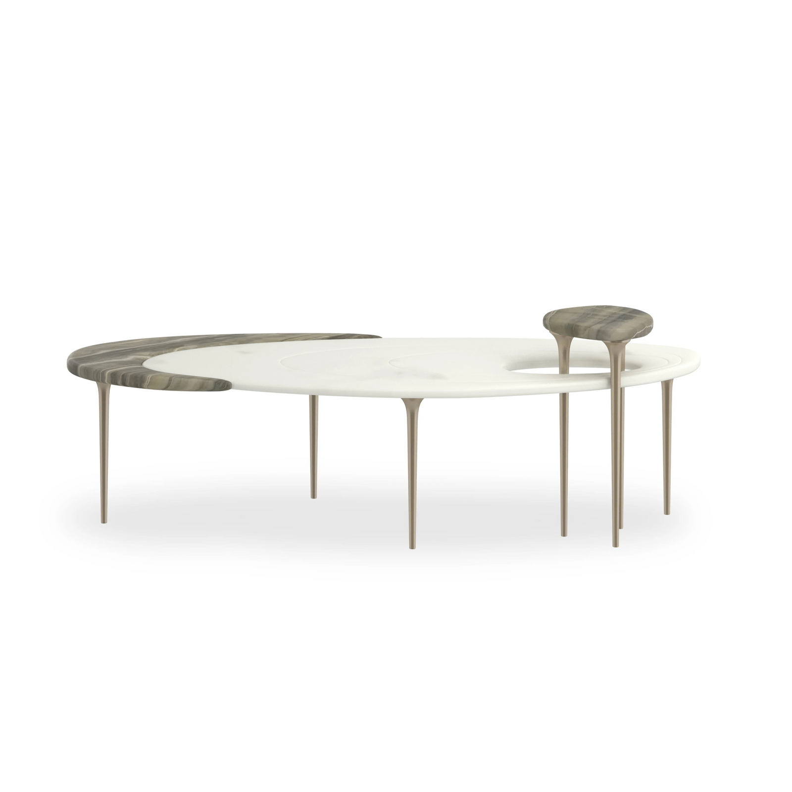 Caracole Resonance Cocktail Table – front view