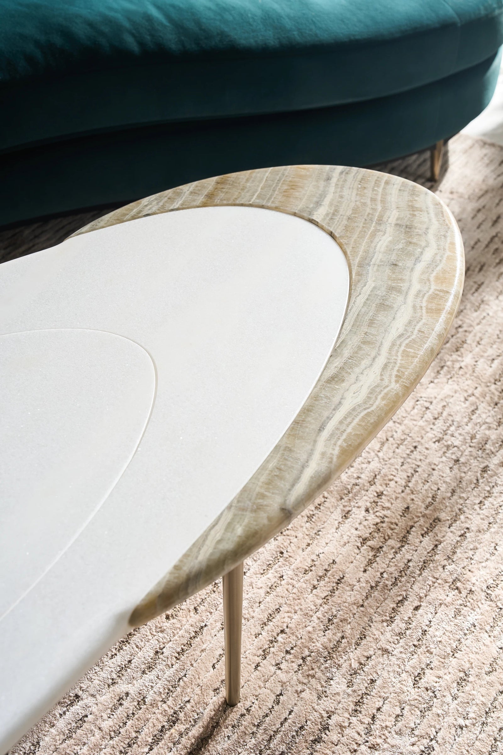 Caracole Resonance Cocktail Table – detail