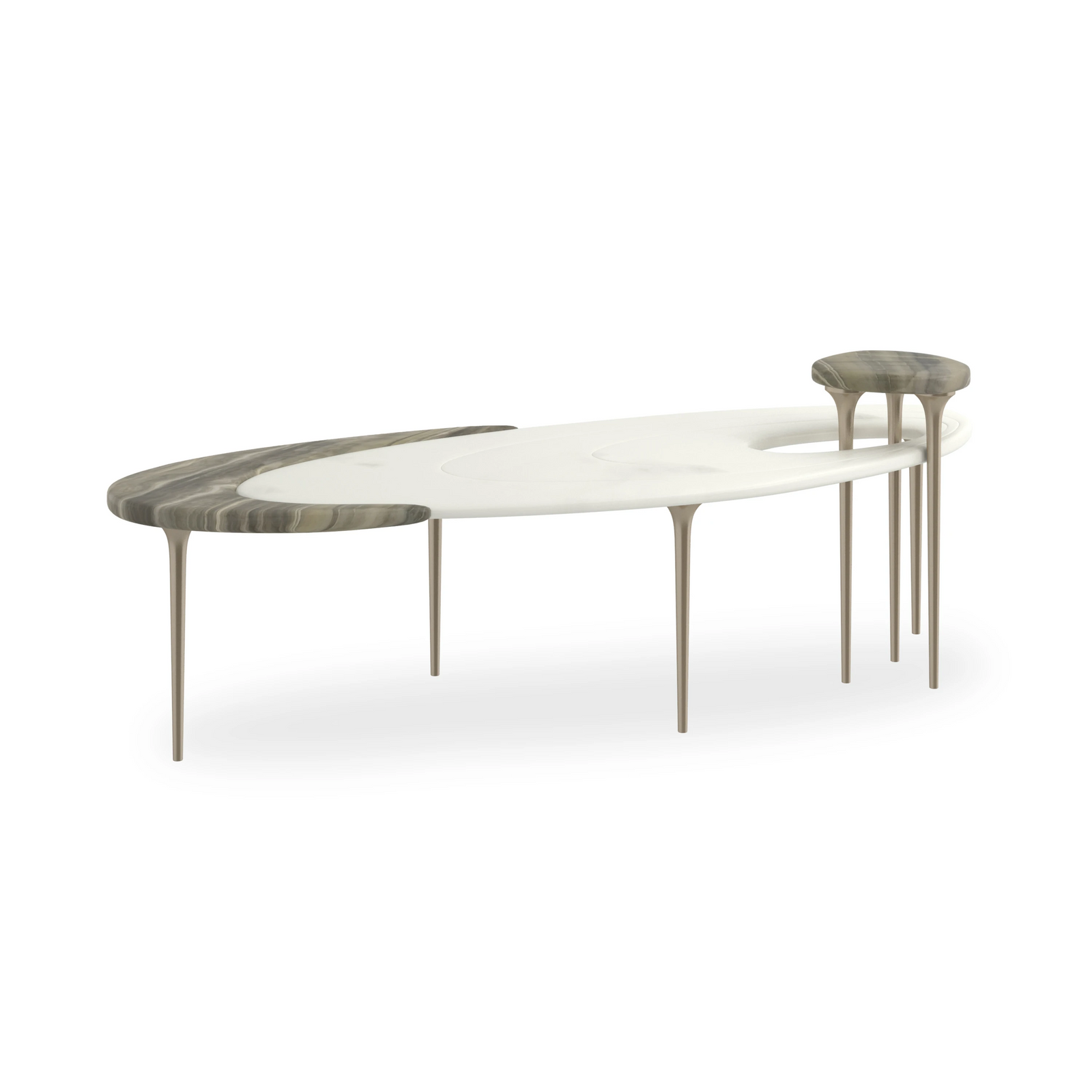 Caracole Resonance Cocktail Table – back view