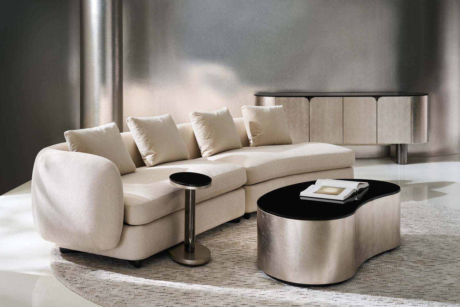 Caracole Adele Cocktail Table – angle view