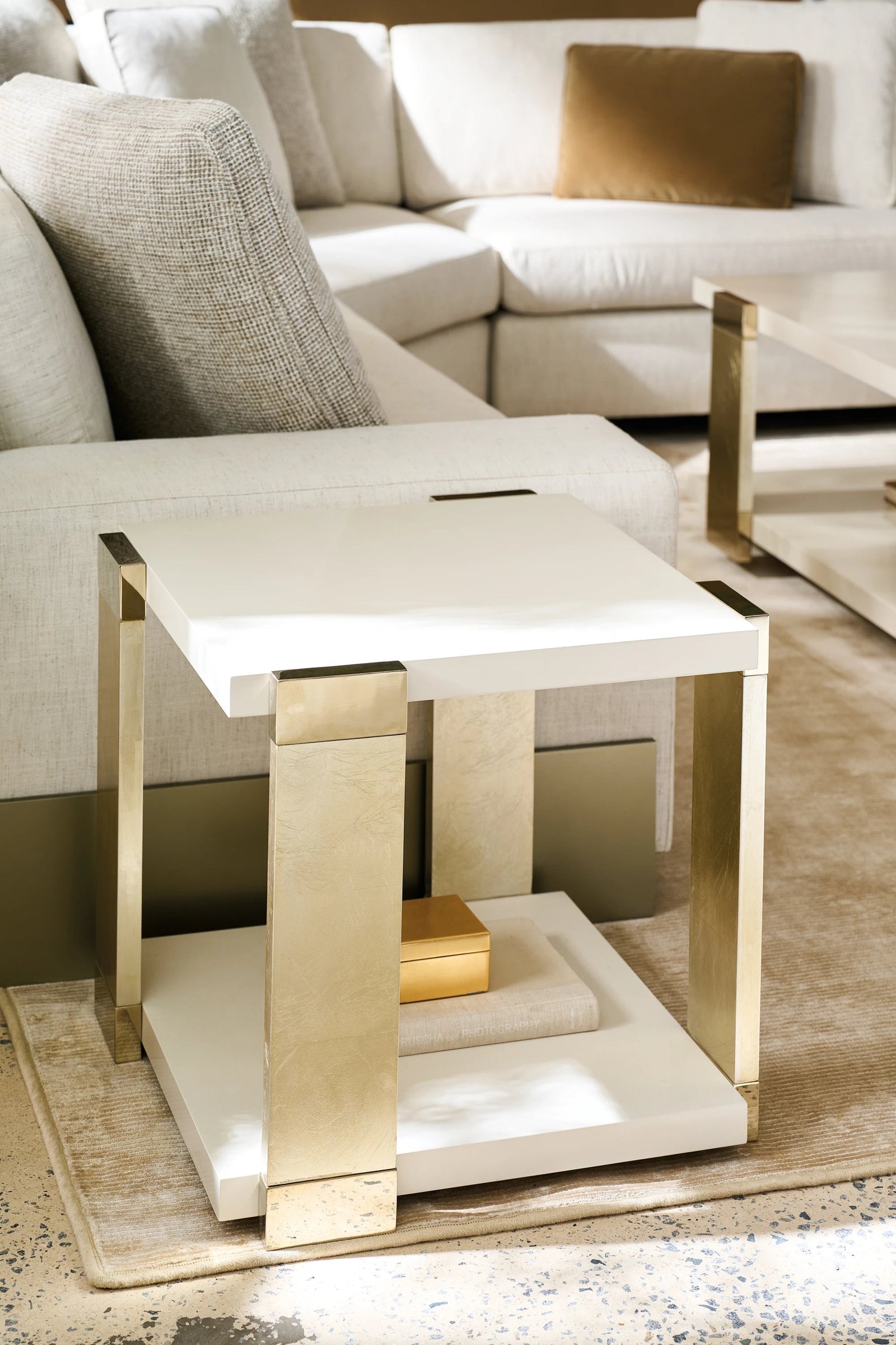 Caracole I'll Take the Corner End Table – side view