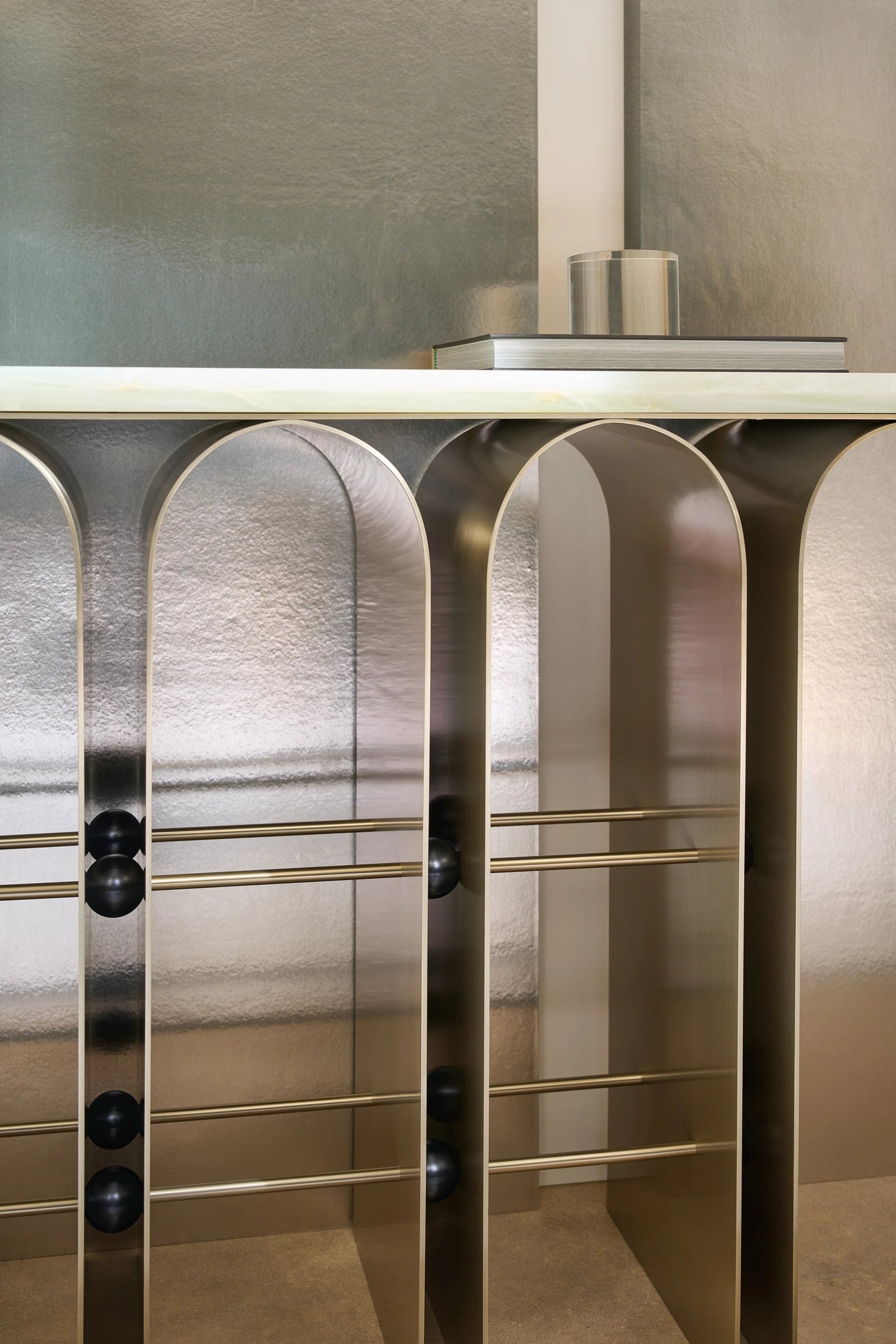 Caracole Nexus Console Table – side view
