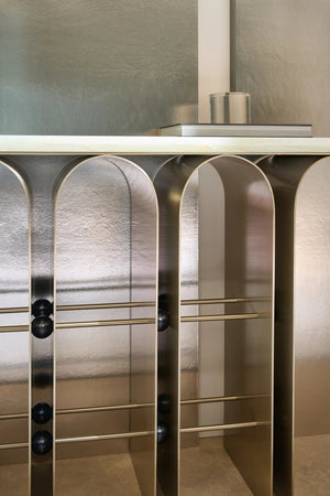 Caracole Nexus Console Table – side view