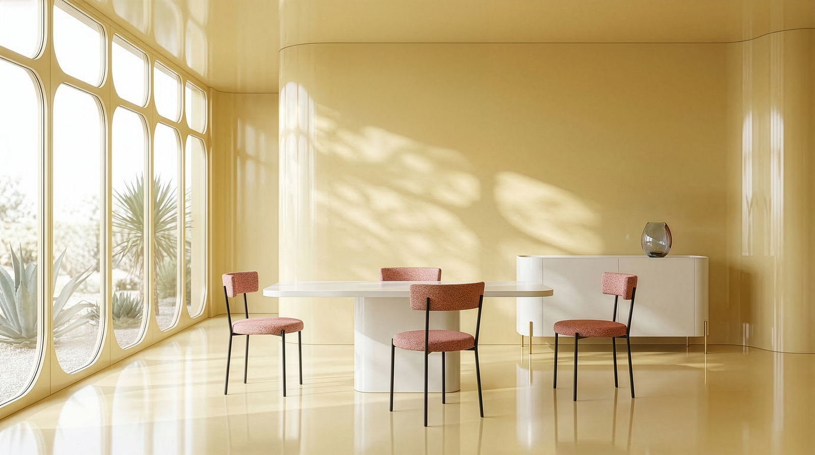 Caracole Atom Dining Table – detail