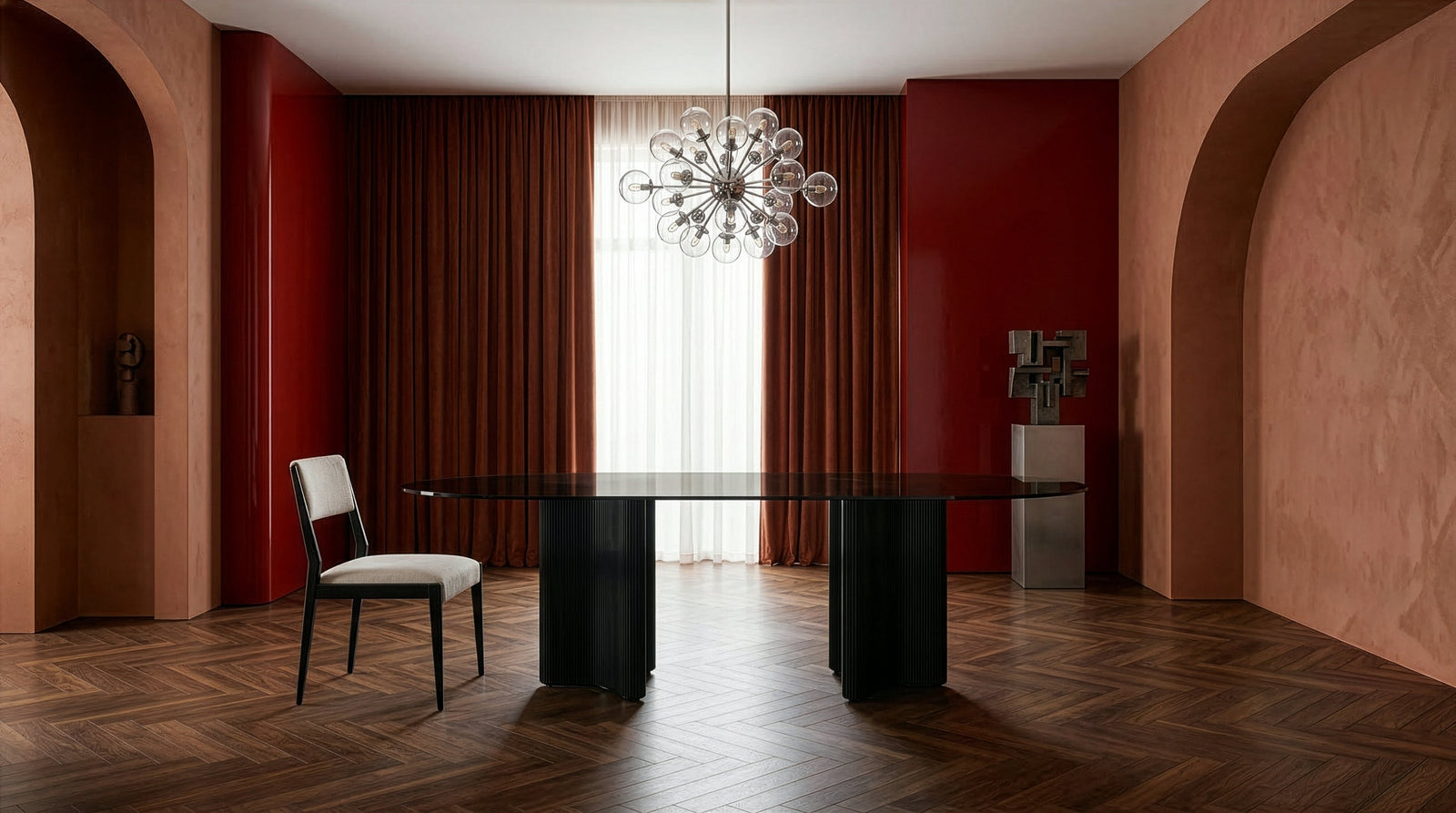 Caracole Viola Dining Table – angle view