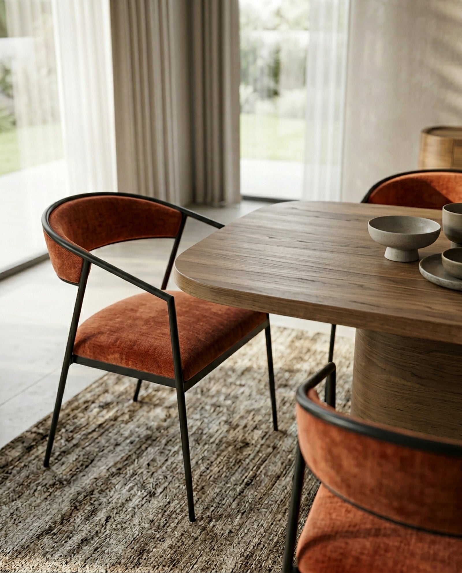 Caracole Dario Arm Chair – side view