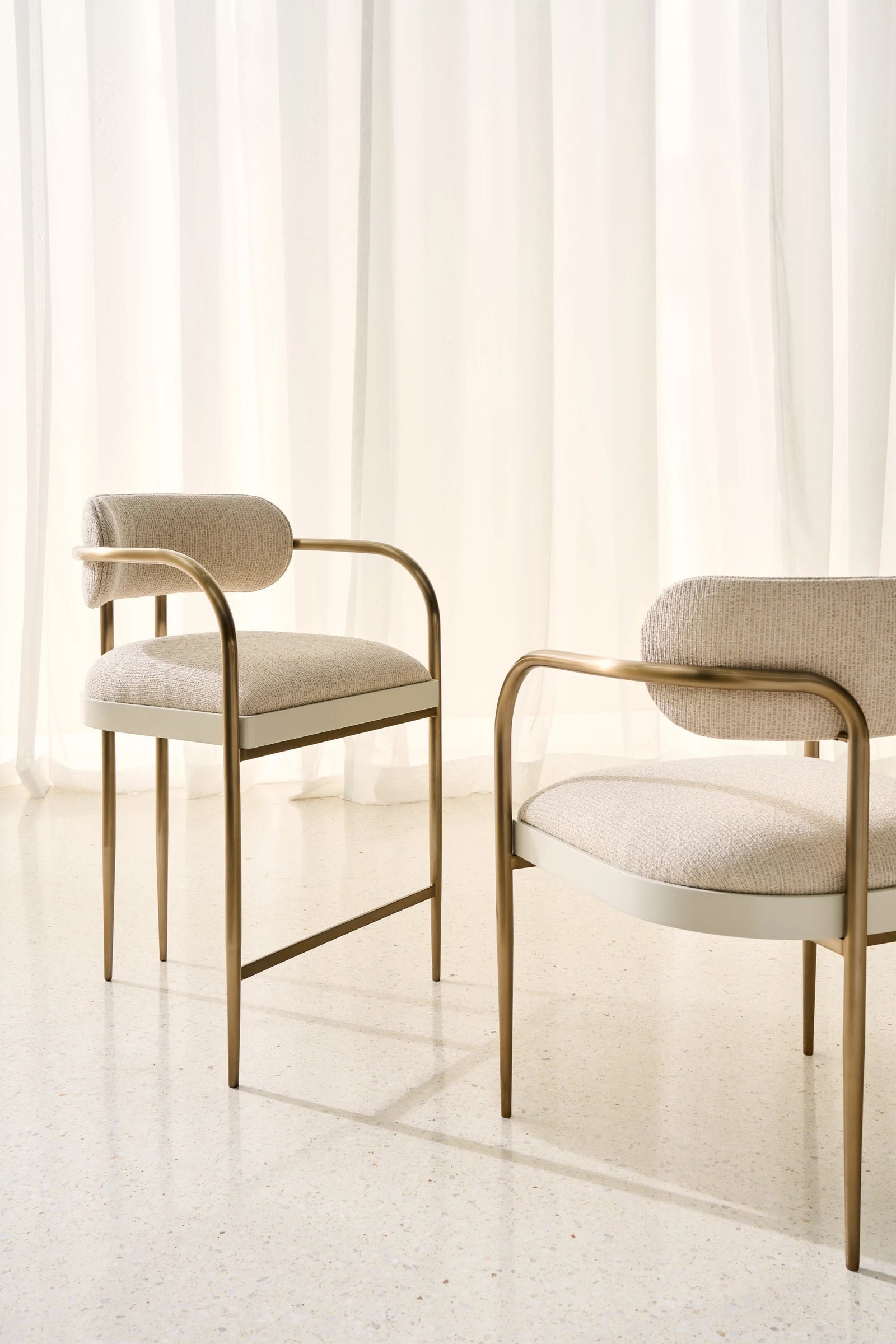 Caracole Emphasis Counter Stool – angle view