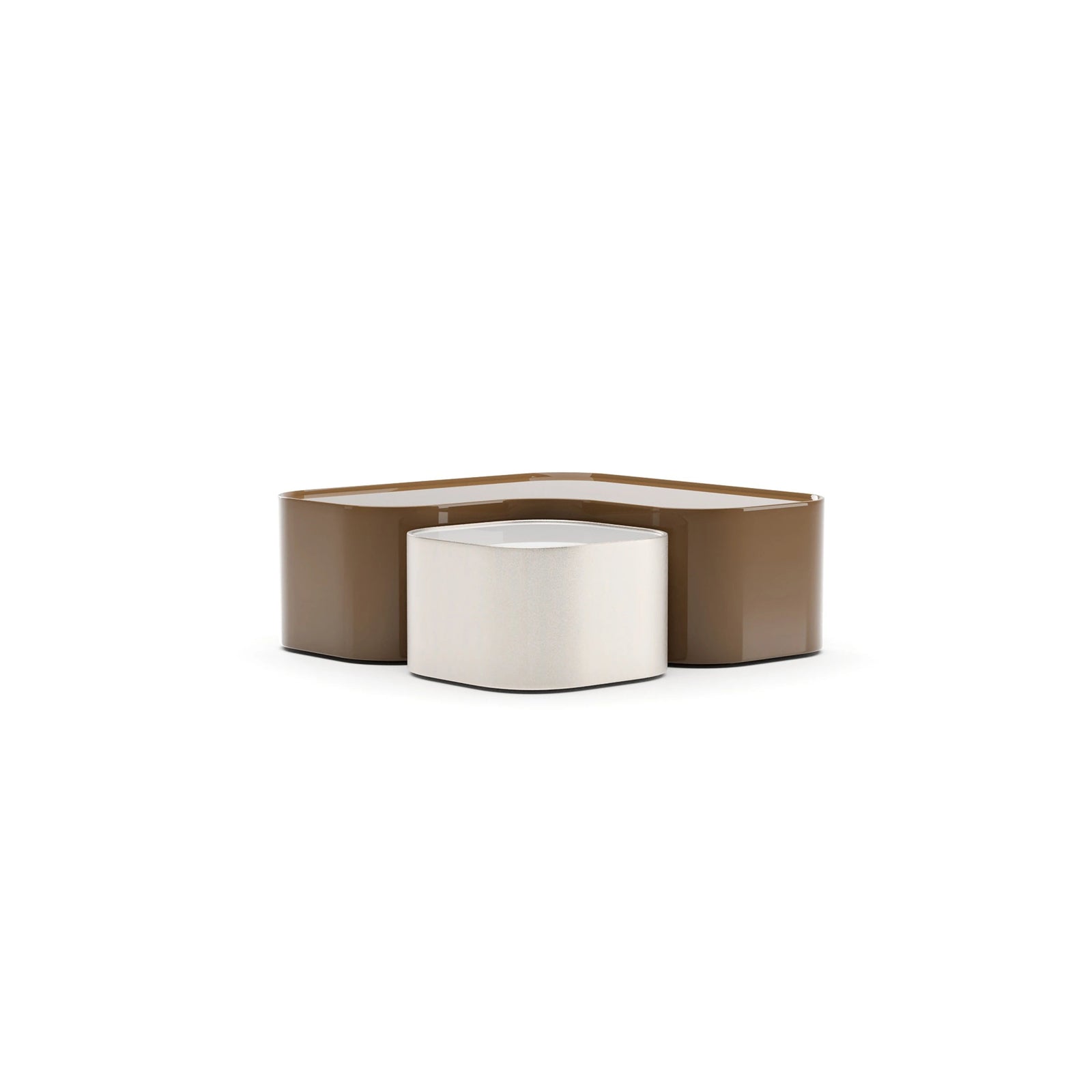 Caracole Bloc Bunching Cocktail Table – angle view