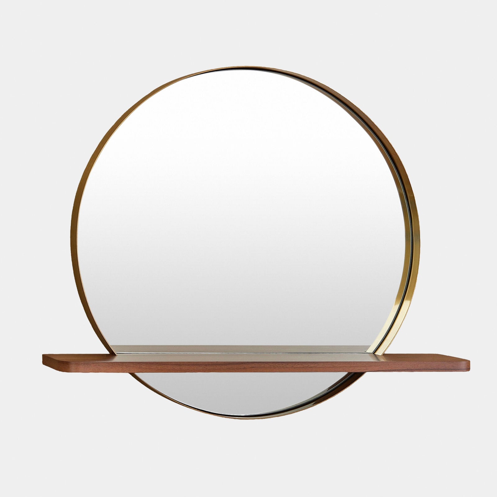 Global Views Swot Mirror with Shelf – front view