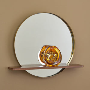 Global Views Swot Mirror with Shelf – room setting