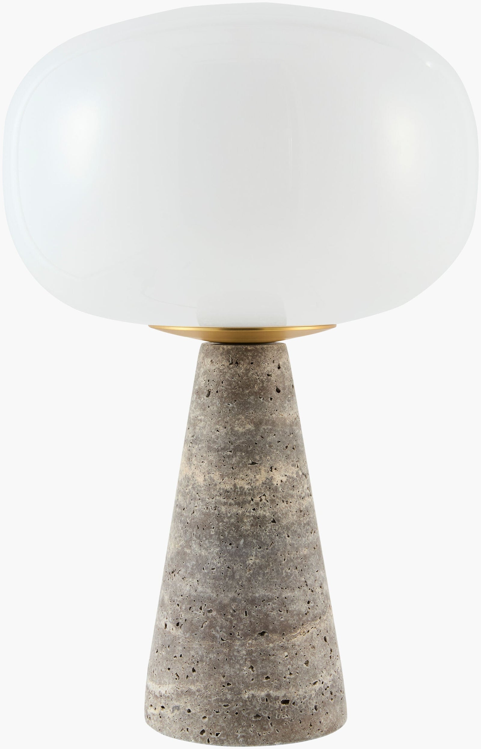 Domara Accent Table Lamp 15" H – profile view