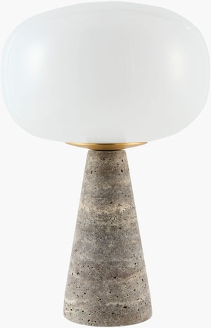 Domara Accent Table Lamp 15" H – profile view