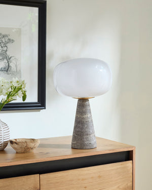 Domara Accent Table Lamp 15" H – room setting