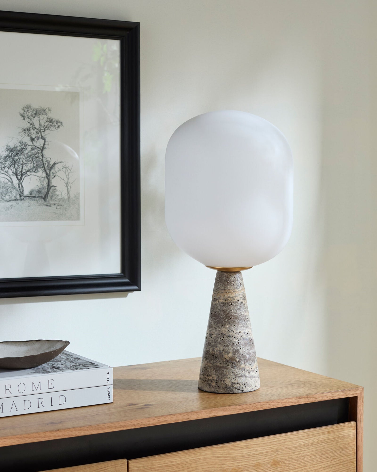 Domara Accent Table Lamp 19" H – room setting