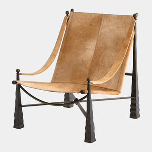 Global Views Cognac Chair – front view